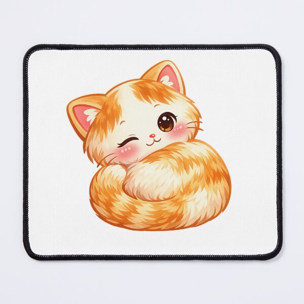 Item preview, Winking Kawaii Cat  designed and sold by Sommium .