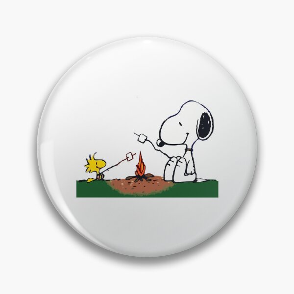 Item preview, Campfire Night With Snoopy And Woodstock designed and sold by CatheriSchiller.