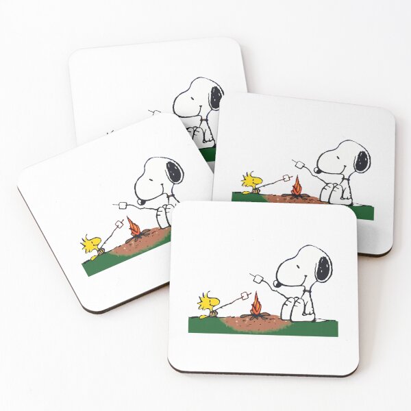 Item preview, Campfire Night With Snoopy And Woodstock designed and sold by CatheriSchiller.