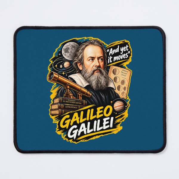 Item preview, Galileo Galilei – And Yet It Moves | Astronomy, Space & Science Vintage Art designed and sold by TerradVents.