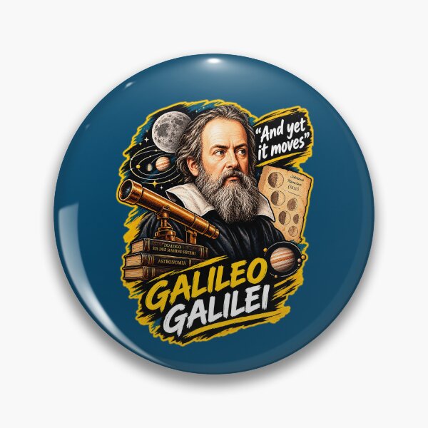 Item preview, Galileo Galilei – And Yet It Moves | Astronomy, Space & Science Vintage Art designed and sold by TerradVents.