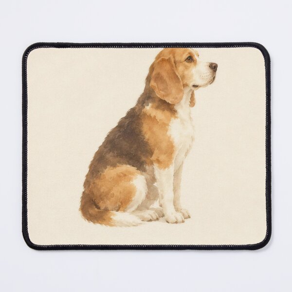 Item preview, Beagle Watercolor Portrait | Minimalist Dog Breed Wall Art | Pet Lover Gift designed and sold by FixationStudio.