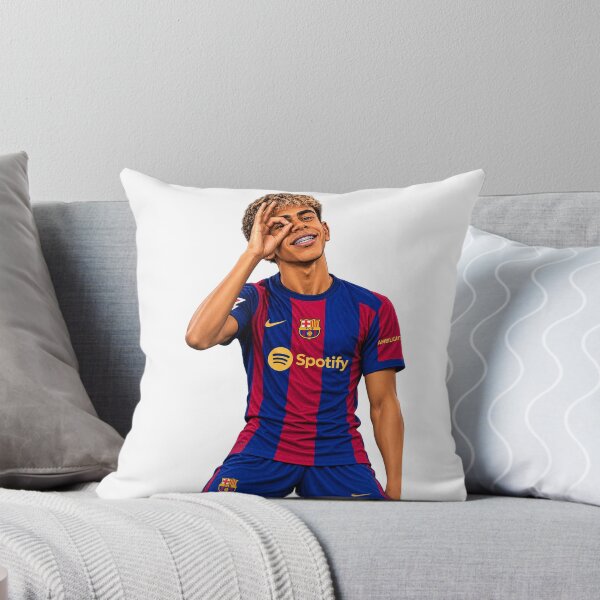 Item preview, Lamine Yamal Barcelona Ok Eye Celebration Graphic Art designed and sold by FlatInkStudio.