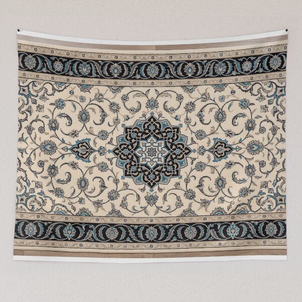 Item preview, Persian Carpet Traditional Ornamental Pattern Iranian Rug Oriental Art designed and sold by yousefi.