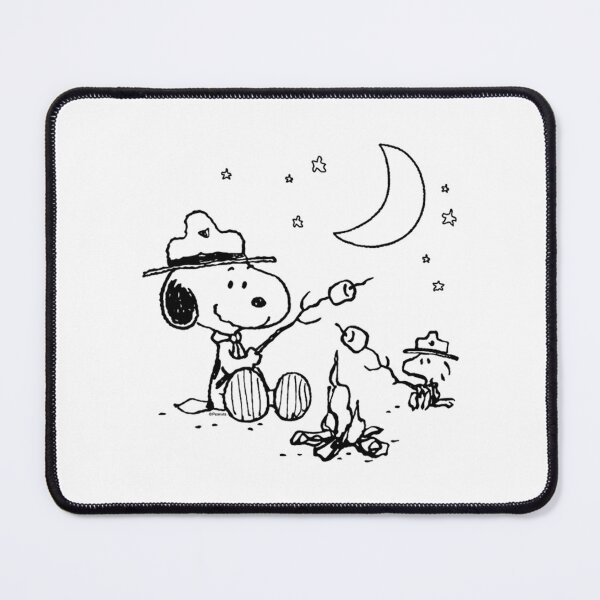 Item preview, Peanuts - Snoopy and Woodstore Camping with Smores designed and sold by CatheriSchiller.