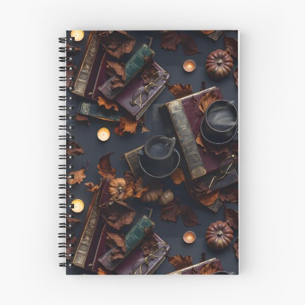 Item preview, Dark Academia Autumn – Leather Books and Black Coffee designed and sold by ViktoriaARose.