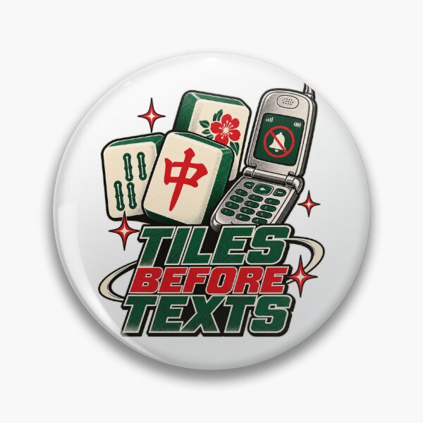 Item preview, Tiles Before Texts Funny Mahjong Graphic designed and sold by BadMary.