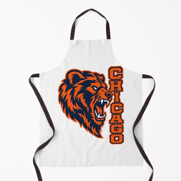 Item preview, Chicago Bears Side Profile Roaring Bear Vertical Text designed and sold by purrinink.