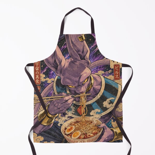 Item preview, Lord Beerus Eating Ramen DBZ Ukiyo-e (HIGH-QUALITY) designed and sold by ShawnMorrisDesigns.