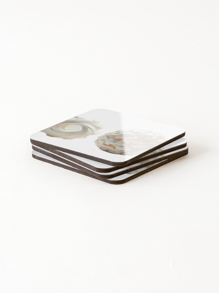 Thumbnail 4 of 5, Coasters (Set of 4), Simple Rule Generating a Complex Modular Structure designed and sold by profustock.