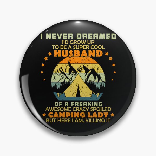 Item preview, Camping Lover Husband Christmas Birthday Gifts Campers Men Funny Christmas Camping Gift Tee Shirt For Husband designed and sold by CatheriSchiller.
