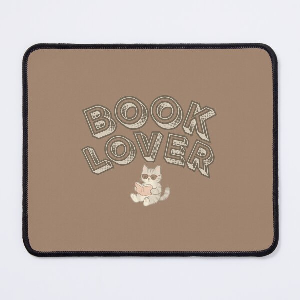 Item preview, Cute ‘Book Lover’ Cat designed and sold by HauteLibrary.