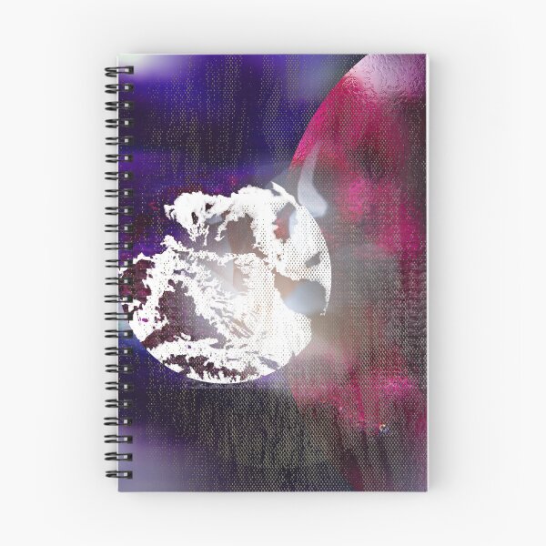 Item preview, Abstract Cosmic Moon Glitch Art designed and sold by photossmirnov.