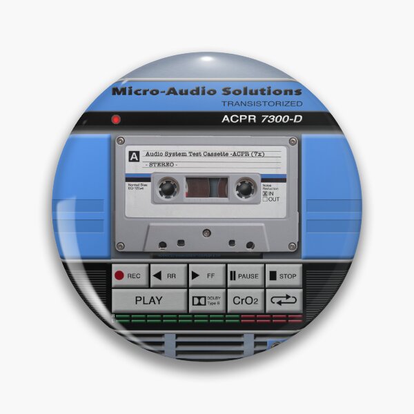 Item preview, Retro Micro Cassette Unit - Blue designed and sold by ubiquitoid.
