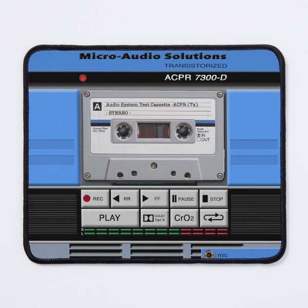 Item preview, Retro Micro Cassette Unit - Blue designed and sold by ubiquitoid.