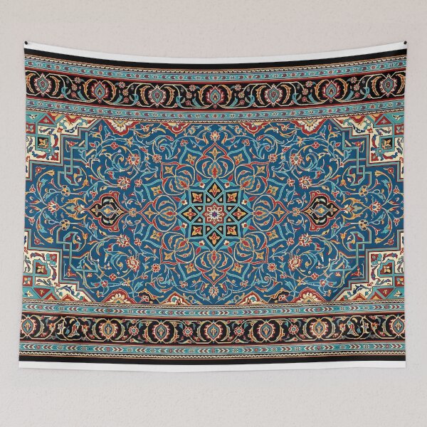Item preview, Copy of Persian Carpet Traditional Ornamental Pattern Iranian Rug Oriental Art designed and sold by yousefi.