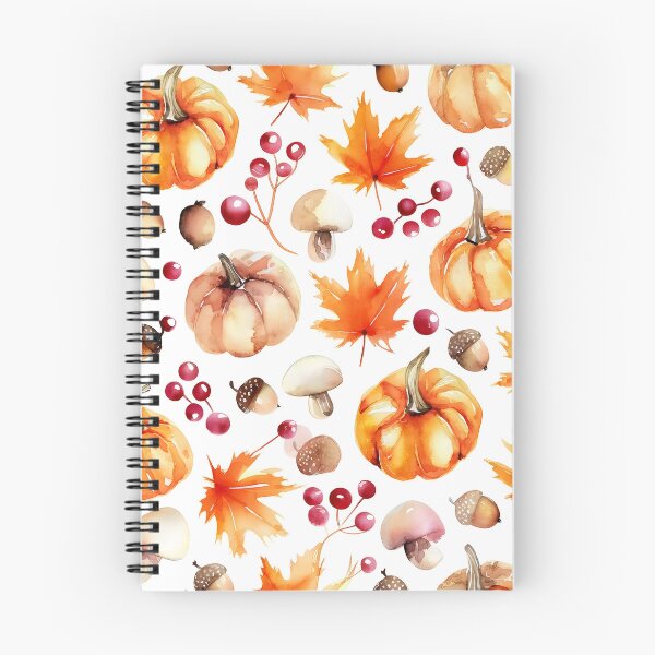 Item preview, Minimal Autumn Harvest – Pumpkins, Chestnuts and Mushrooms designed and sold by ViktoriaARose.