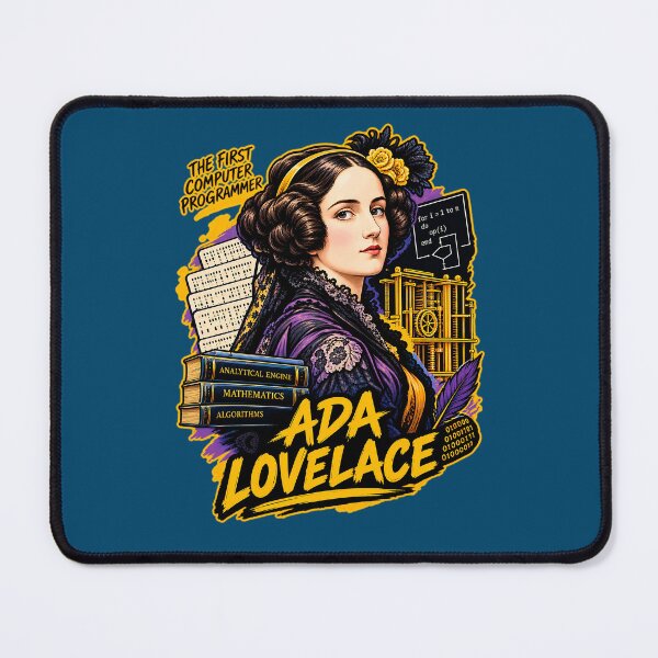 Item preview, Ada Lovelace – The First Computer Programmer | Vintage Science & Computing Art designed and sold by TerradVents.