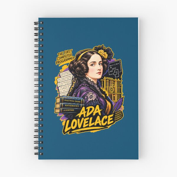 Item preview, Ada Lovelace – The First Computer Programmer | Vintage Science & Computing Art designed and sold by TerradVents.