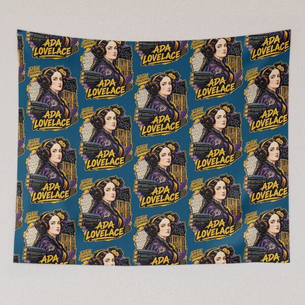 Item preview, Ada Lovelace – The First Computer Programmer | Vintage Science & Computing Art designed and sold by TerradVents.