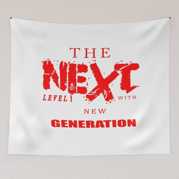 Item preview, The Next Level With New Generation - Urban Grunge Typography Vector Design designed and sold by Carftora786.