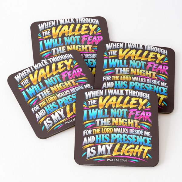 Item preview, When I Walk Through the Valley — Fearless Faith Decree designed and sold by ShalomRebuke.