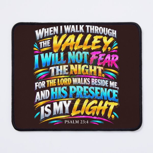 Item preview, When I Walk Through the Valley — Fearless Faith Decree designed and sold by ShalomRebuke.