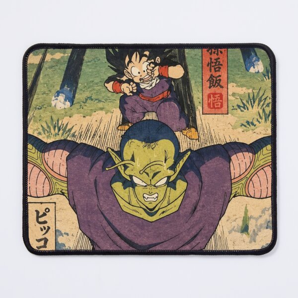 Item preview, Piccolo Protects Gohan DBZ Ukiyo-e (HIGH-QUALITY) designed and sold by ShawnMorrisDesigns.