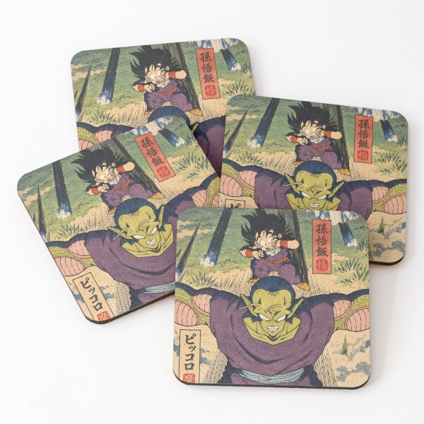 Item preview, Piccolo Protects Gohan DBZ Ukiyo-e (HIGH-QUALITY) designed and sold by ShawnMorrisDesigns.