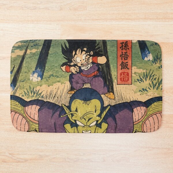 Item preview, Piccolo Protects Gohan DBZ Ukiyo-e (HIGH-QUALITY) designed and sold by ShawnMorrisDesigns.