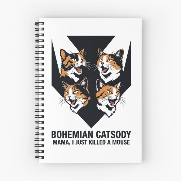 Item preview, Bohemian Catsody: Mama, I Just Killed A Mouse T-Shirt | Funny Sarcastic Graphic Humor Tee designed and sold by ImadDesignsArts.