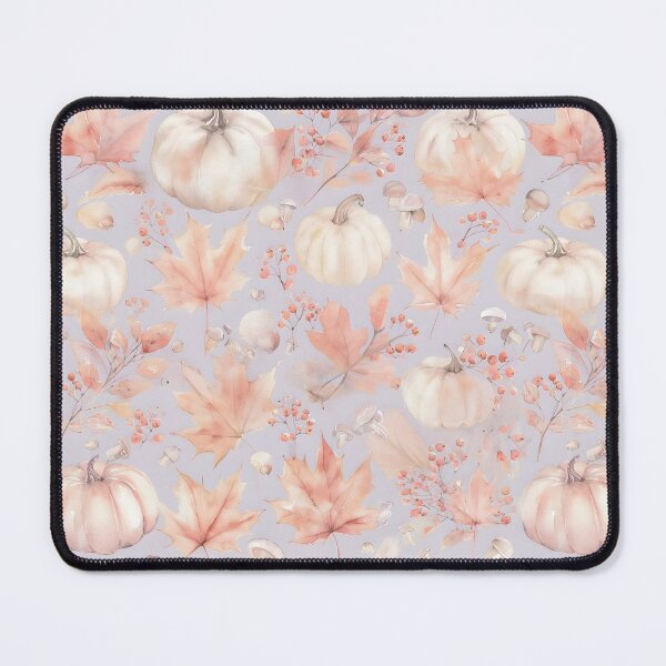 Item preview, Lavender Autumn – White Pumpkins and Blush Foliage designed and sold by ViktoriaARose.
