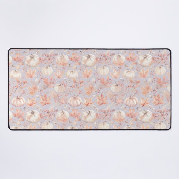 Item preview, Lavender Autumn – White Pumpkins and Blush Foliage designed and sold by ViktoriaARose.