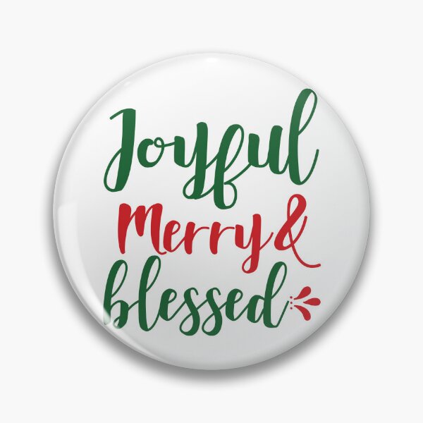 Item preview, Joyful Merry & Blessed Christmas Vibes Holiday Design designed and sold by FuzionRaptor.