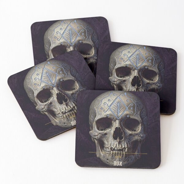Item preview, "Nox" Gothic Skull T-Shirt | Dark Baroque Voodoo Skull Tee designed and sold by BellaDiosa.