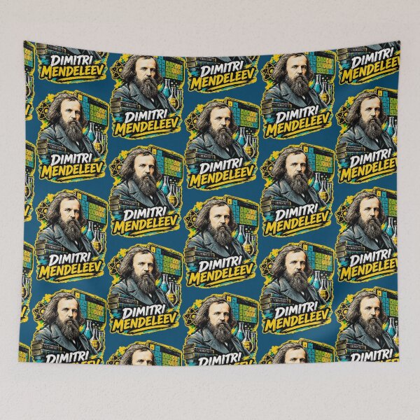 Item preview, Dmitri Mendeleev – Father of the Periodic Table | Chemistry & Science Vintage Art designed and sold by TerradVents.