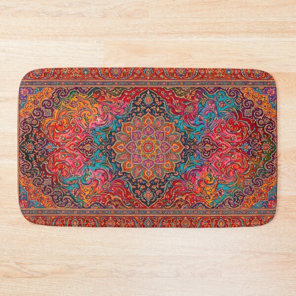 Item preview, Persian Carpet Traditional Ornamental Pattern Iranian Rug Oriental Art designed and sold by yousefi.