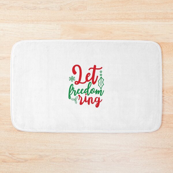 Item preview, Christmas Vibes Let Freedom Ring Holiday Quote Design designed and sold by FuzionRaptor.