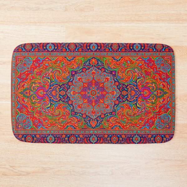 Item preview, Persian Carpet Traditional Ornamental Pattern Iranian Rug Oriental Art designed and sold by yousefi.