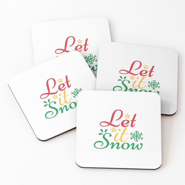 Item preview, Christmas Vibes Let It Snow Holiday Quote Design designed and sold by FuzionRaptor.
