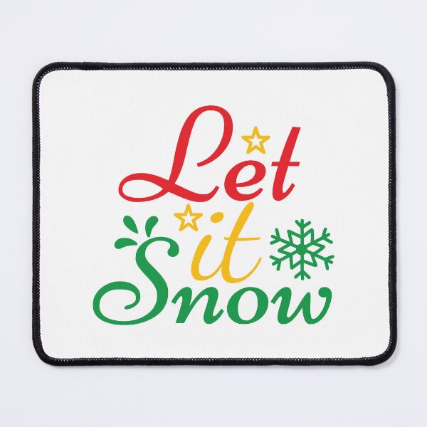 Item preview, Christmas Vibes Let It Snow Holiday Quote Design designed and sold by FuzionRaptor.