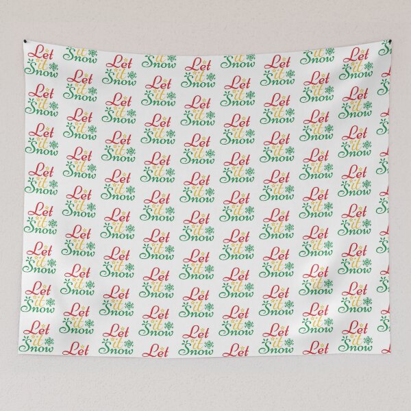 Item preview, Christmas Vibes Let It Snow Holiday Quote Design designed and sold by FuzionRaptor.