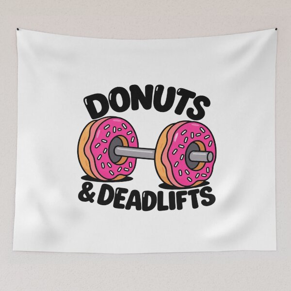 Item preview, Donuts and deadlifts designed and sold by wingoo22.