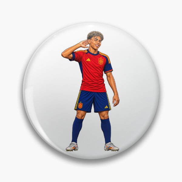 Item preview, Lamine Yamal Spain Ear Listening Celebration Football Art designed and sold by FlatInkStudio.