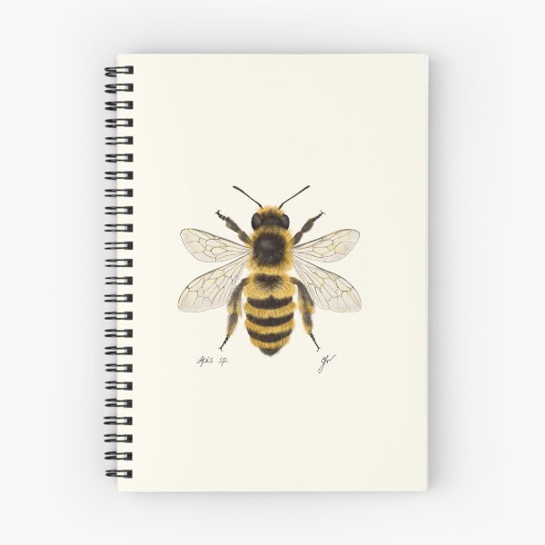 Item preview, Honey Bee Botanical Print - Apis mellifera Pollinator Art designed and sold by Fiurdelin.
