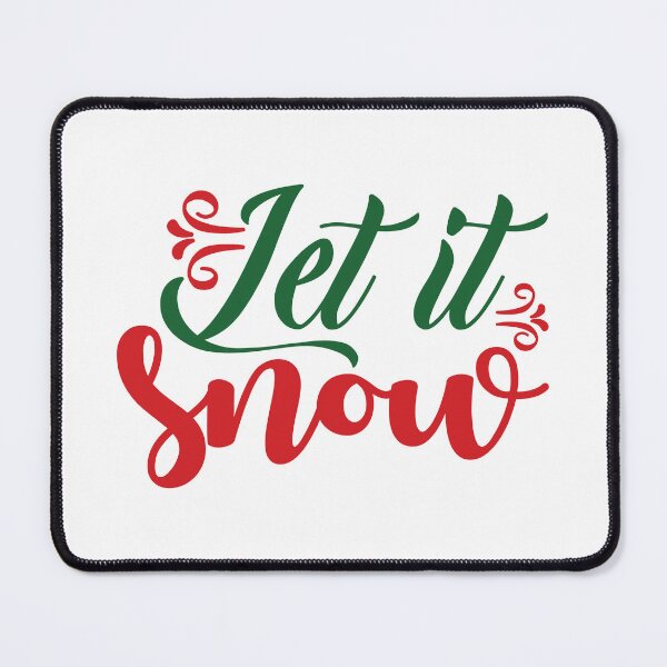 Item preview, Christmas Blessing Let It Snow Winter Holiday Quote designed and sold by FuzionRaptor.