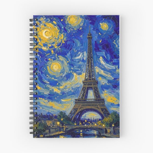 Item preview, Starry Night Over Eiffel Tower designed and sold by Lougud.