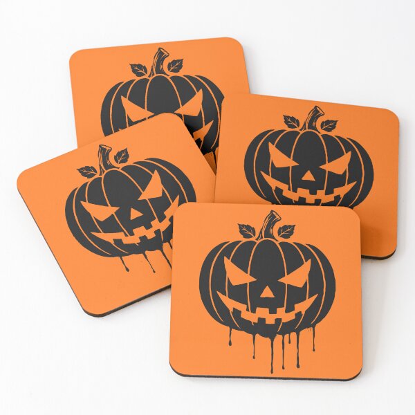 Item preview, Evil Jack O Lantern Dripping Pumpkin designed and sold by cabana.space.