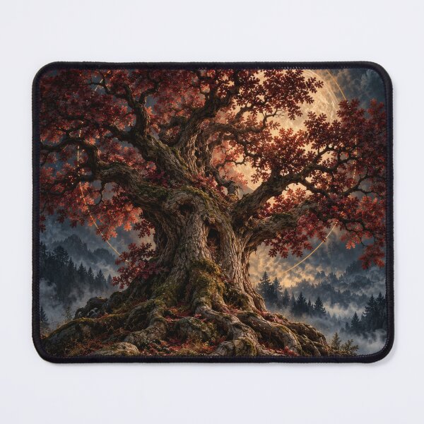 Item preview, Mystical Power Tree – Blood-Red Oak | Dark Mystic designed and sold by Kraftbaum.