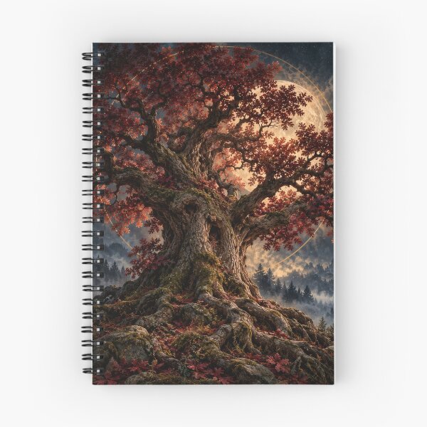 Item preview, Mystical Power Tree – Blood-Red Oak | Dark Mystic designed and sold by Kraftbaum.